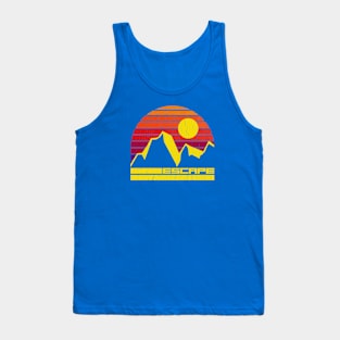 80s Vintage Mountain Escape (distressed look) Tank Top